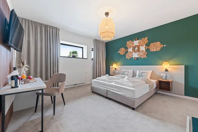 Zimmer im Dachgeschoss des Park Hotel Mauer